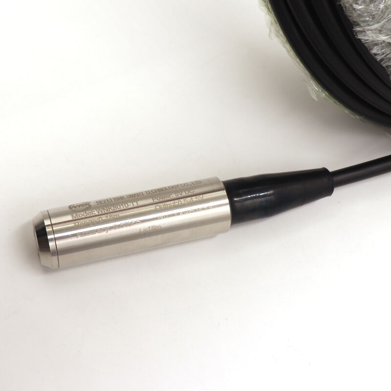 سنسور سطح آب مایع 4-20 میلی آمپر 0-10 ولت خروجی RS485، فرستنده سطح عمق آب زیردریایی چاه نفت 500 متر