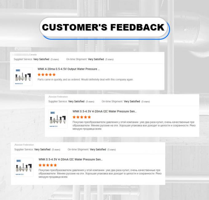 سنسور فشار مبدل فرستنده گاز، روغن و آب OEM ODM 0